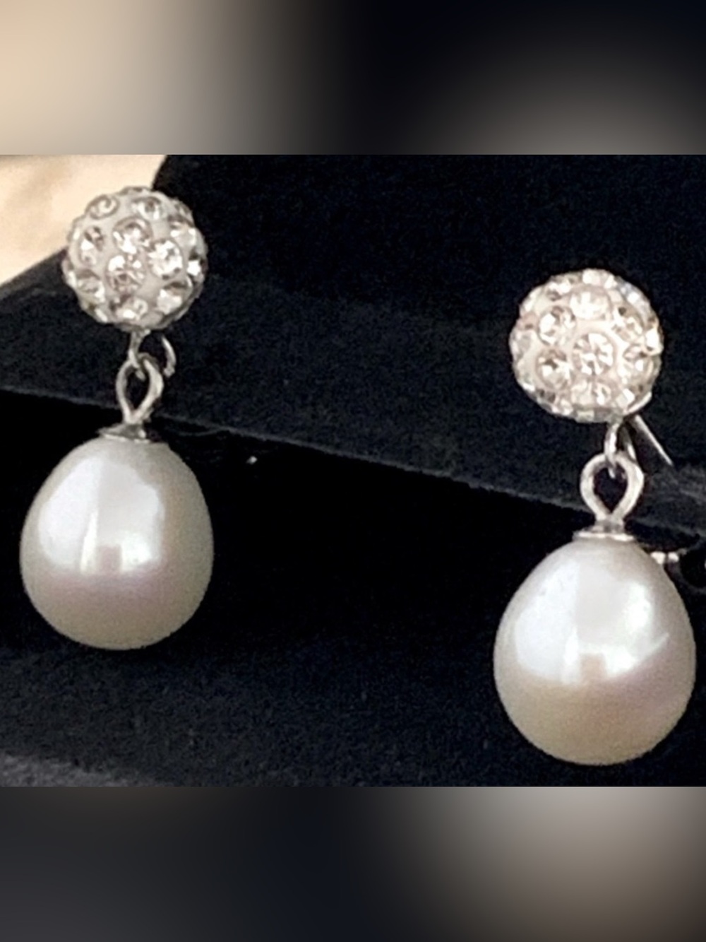 💙Zales Pearl Drop Earrings